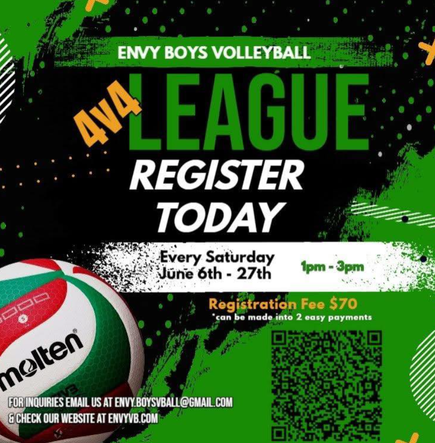 Envy 4v4 flyer