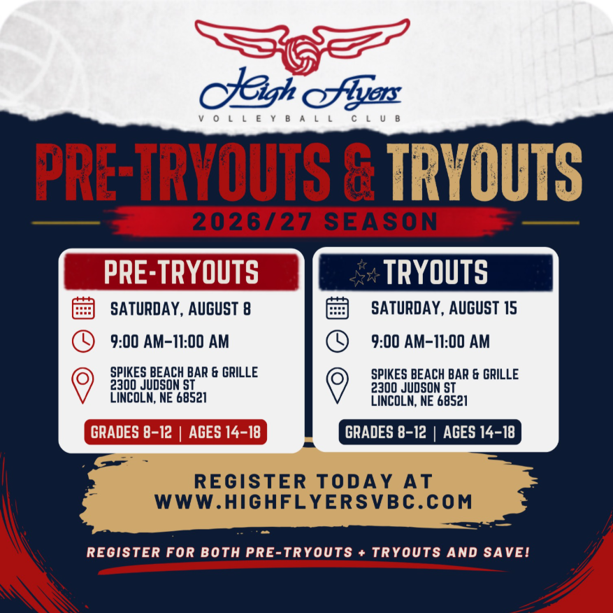 High Flyers Pre-Tryouts and Tryouts flyer